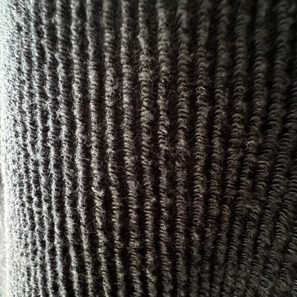 Champion Navy Blue Women's‎ Cropped Corduroy Hoodie Kangaroo Pocket Size Medium - Picture 6 of 9